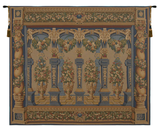 Loggia Columns Horizontal European Wall Tapestry