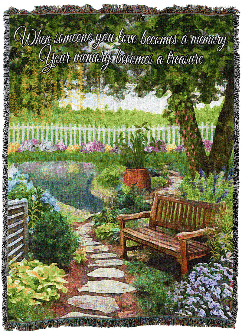 Tranquil Garden Throw