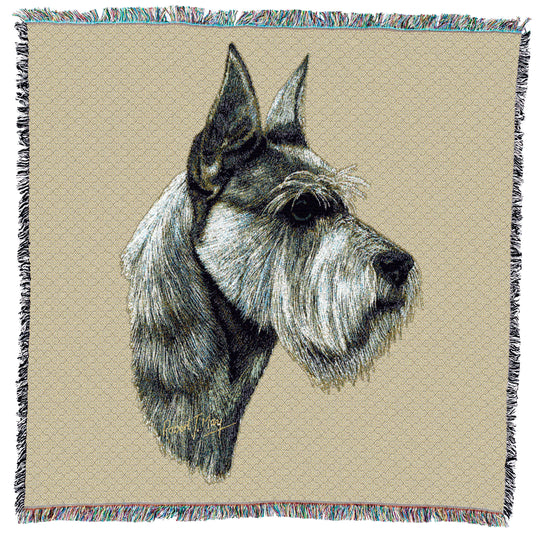 Schnauzer Small Throw