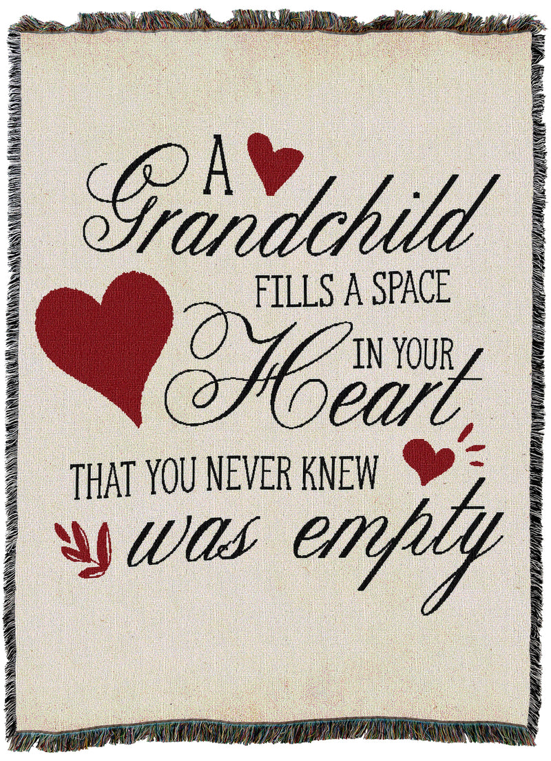 Grandchild Fills A Space Throw