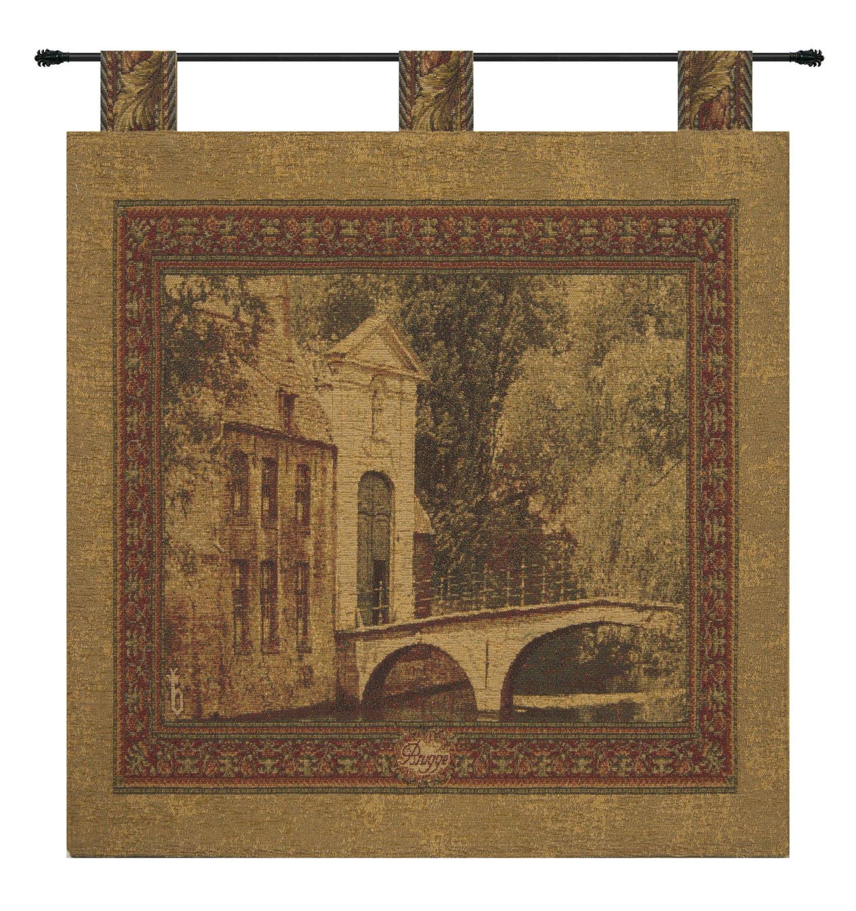 Brugge Small with Loops Belgian Wall Tapestry Quality Tapestries Inc.