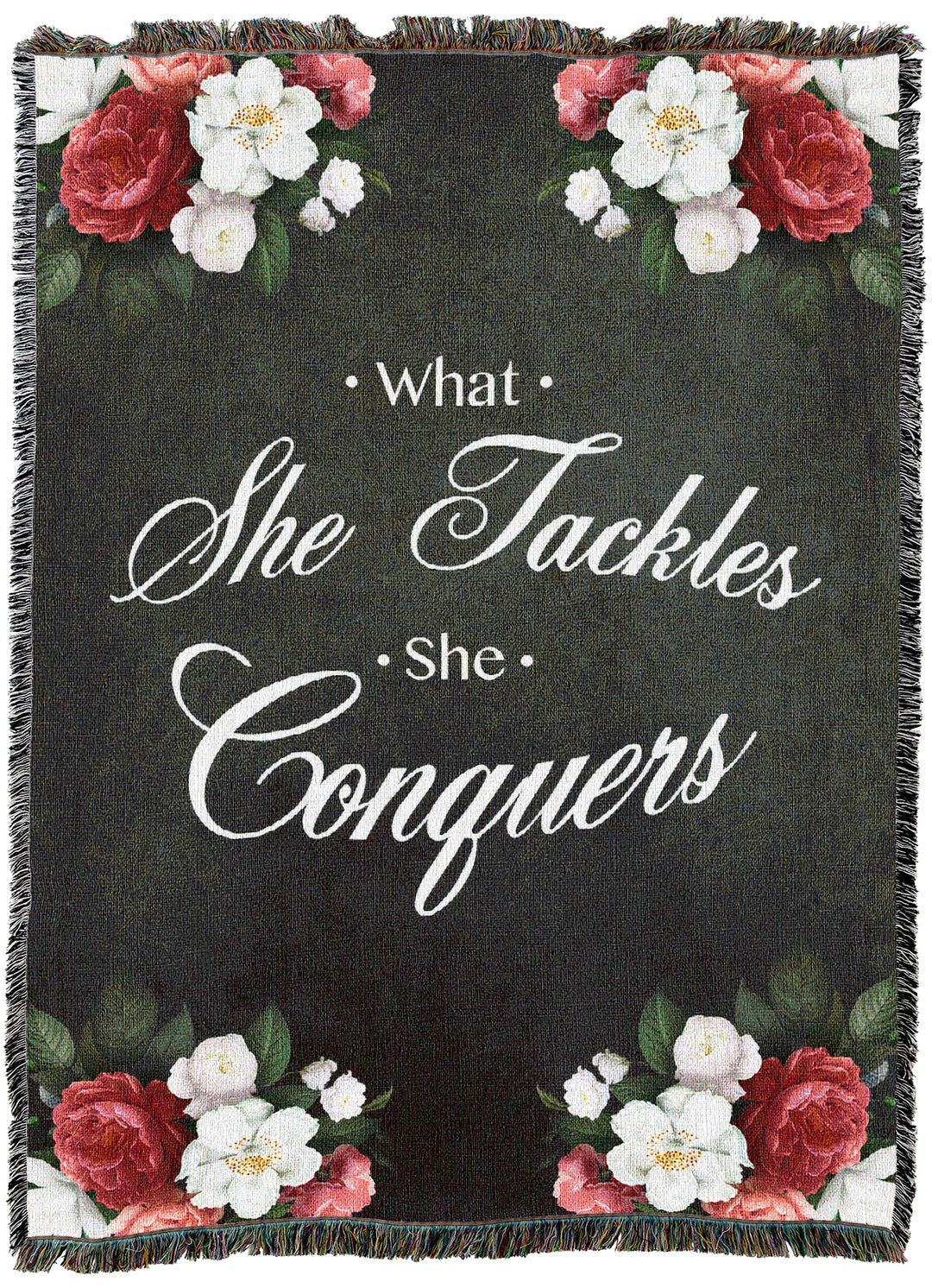 She Conquers Throw