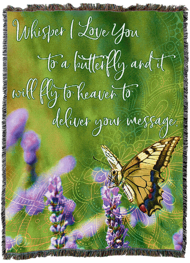 Whisper To A Butterfly Throw