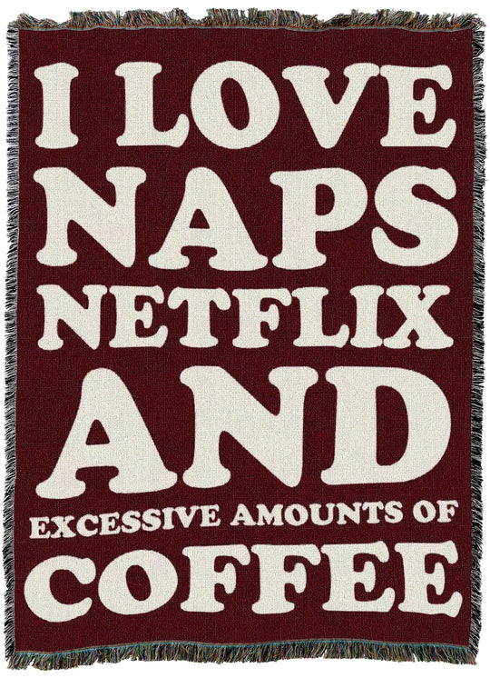Love Netflix Coffee Throw