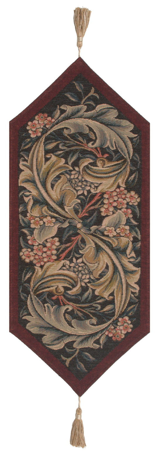 William Morris Red Small French Table Runner