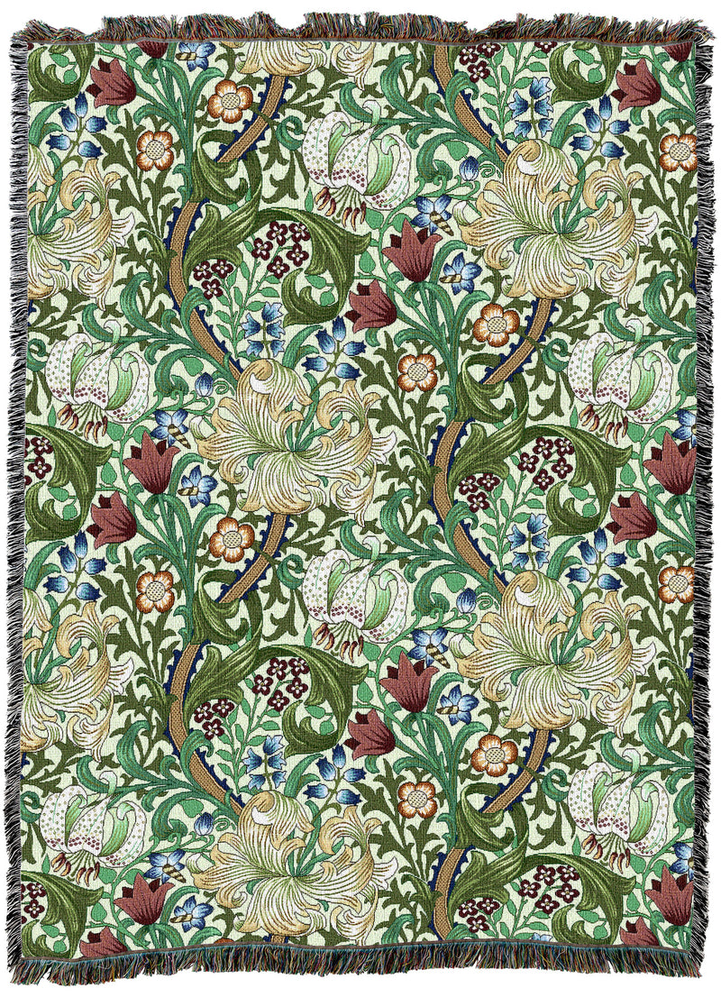 William Morris Golden Lily XL Throw