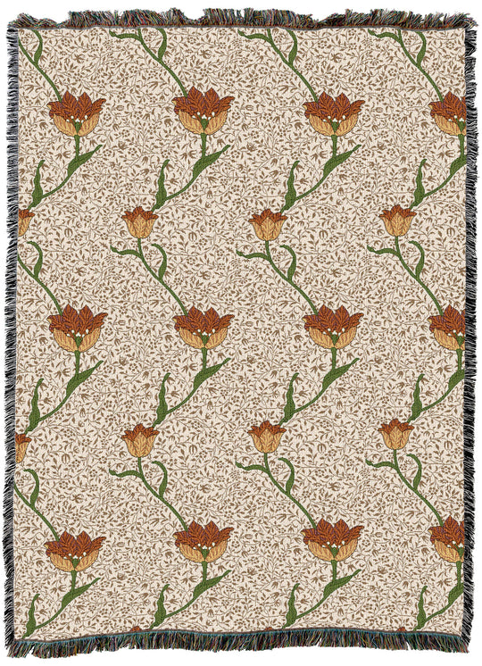 William Morris Garden Tulip XL Throw