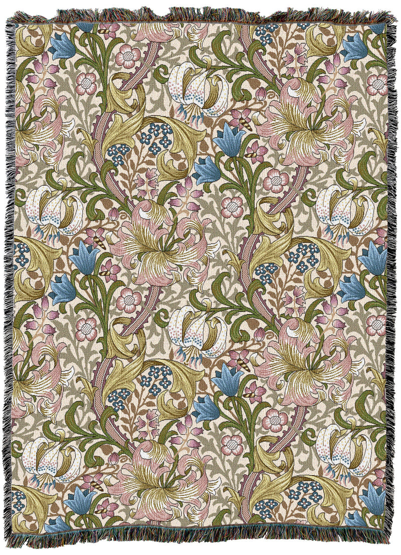 William Morris Golden Lily Pretty In Pink XL Throw