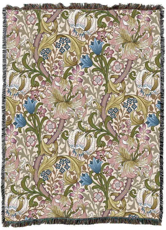 William Morris Golden Lily Pretty In Pink Throw