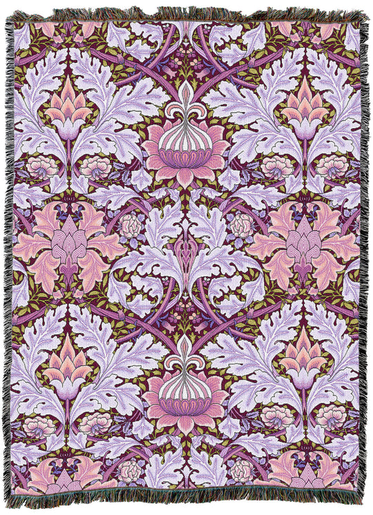 William Morris St James Plum XL Throw