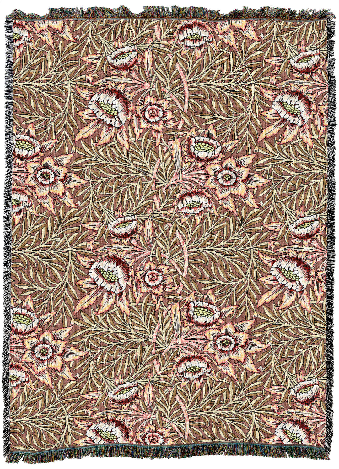 William Morris Tulip And Willow Dusty Rose XL Throw