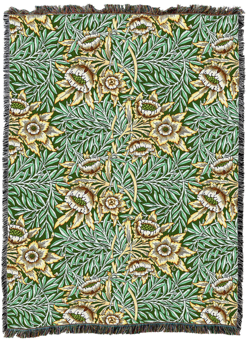 William Morris Tulip And Willow Bay XL Throw