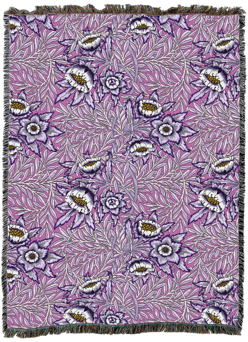 William Morris Tulip And Willow Berry XL Throw