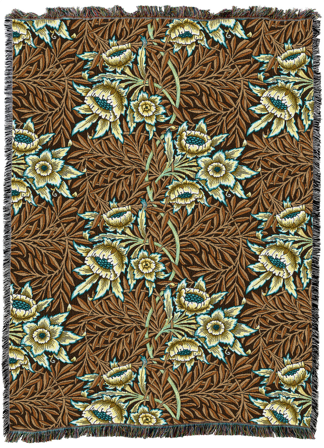 William Morris Tulip And Willow Cocoa XL Throw