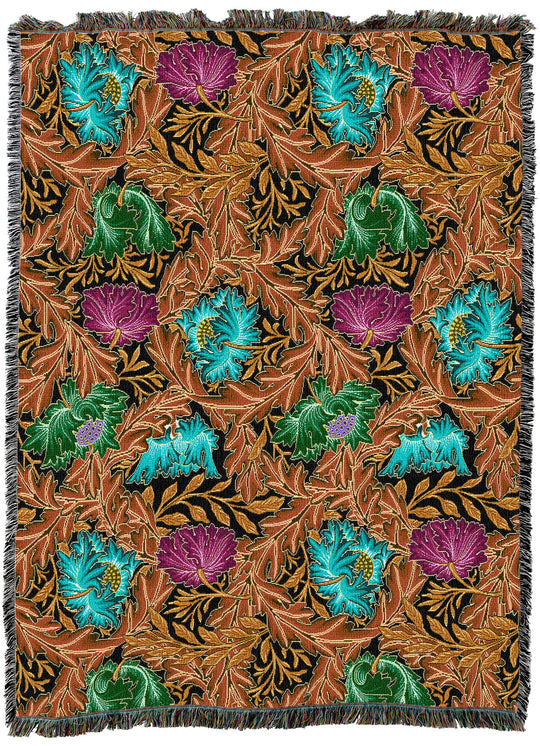 William Morris Wreath Cloisonne XL Throw