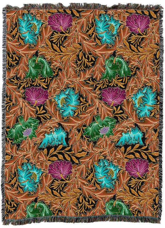 William Morris Wreath Cloisonne Throw