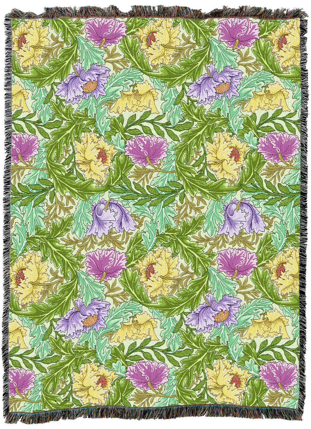 William Morris Wreath April XL Throw