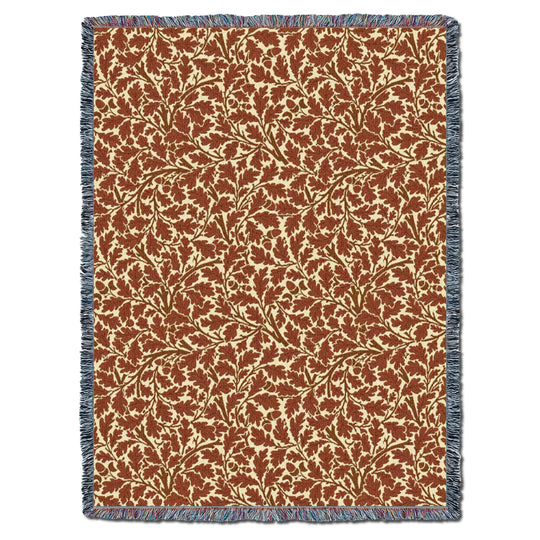 William Morris Oak Tree Autumn XL Throw