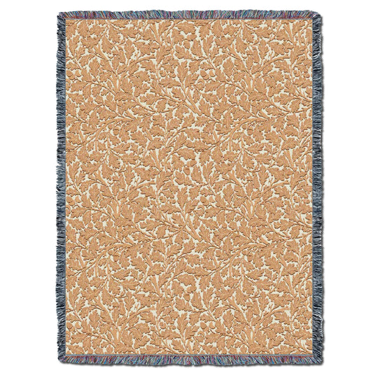 William Morris Oak Tree Peachy XL Throw