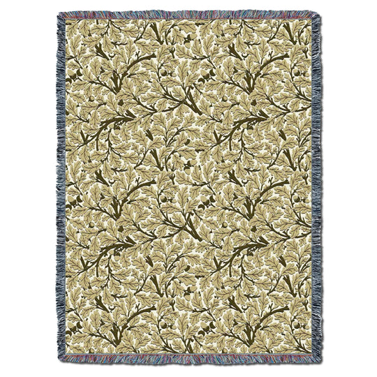 William Morris Oak Tree Gold XL Throw
