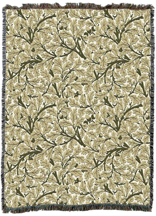 William Morris Oak Tree Gold Throw