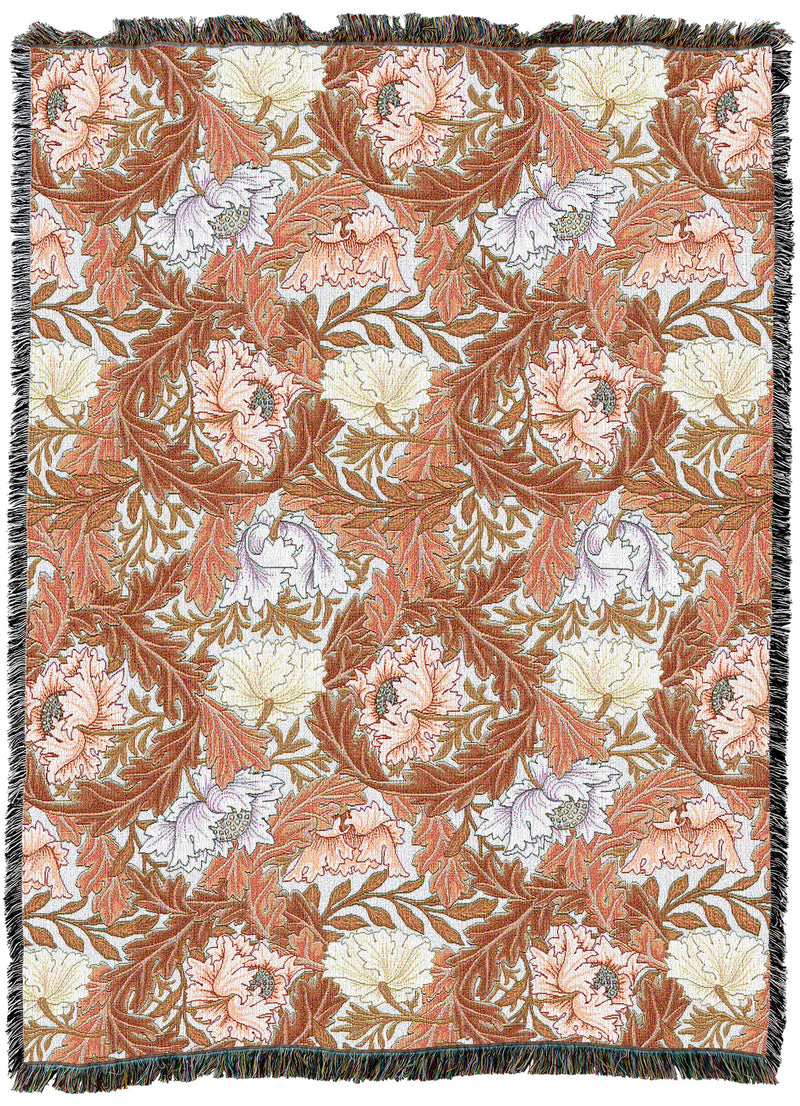 William Morris Wreath Copper XL Throw