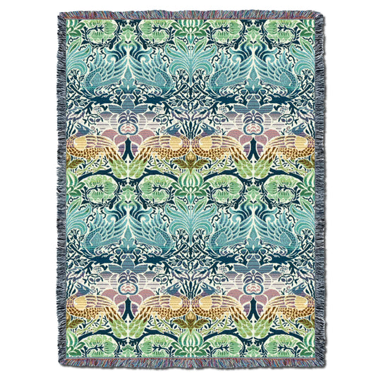 William Morris Dragon And Peacock Pastel XL Throw