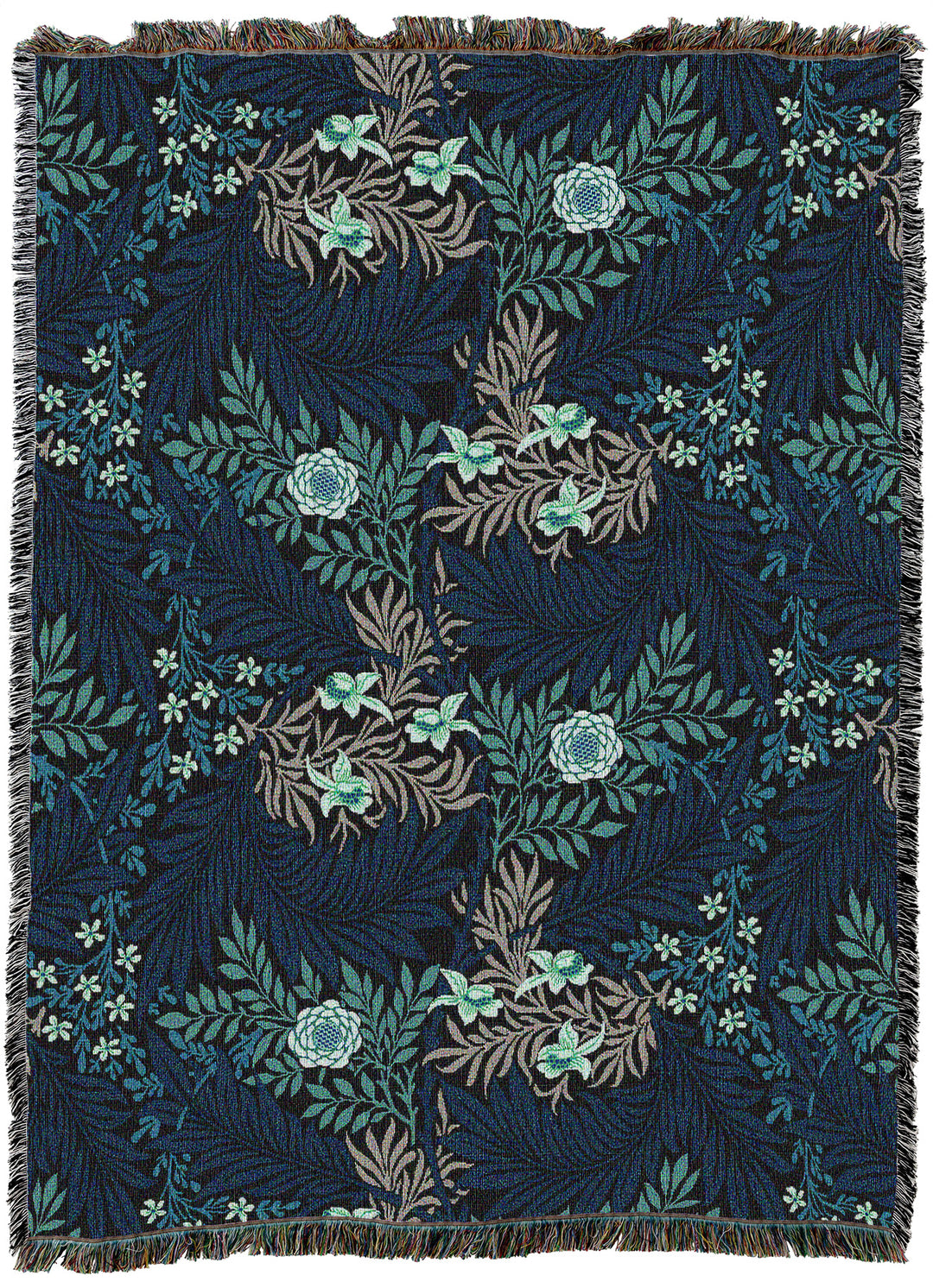 William Morris Larkspur Shadows XL Throw