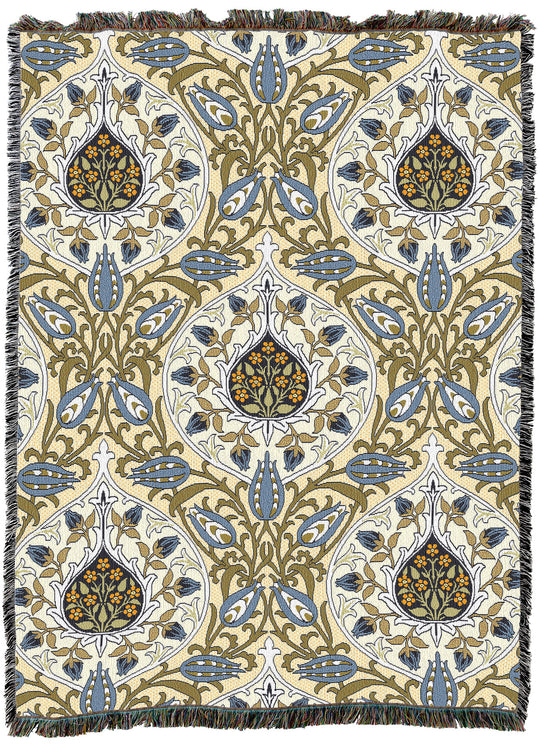 William Morris Rosebud XL Throw