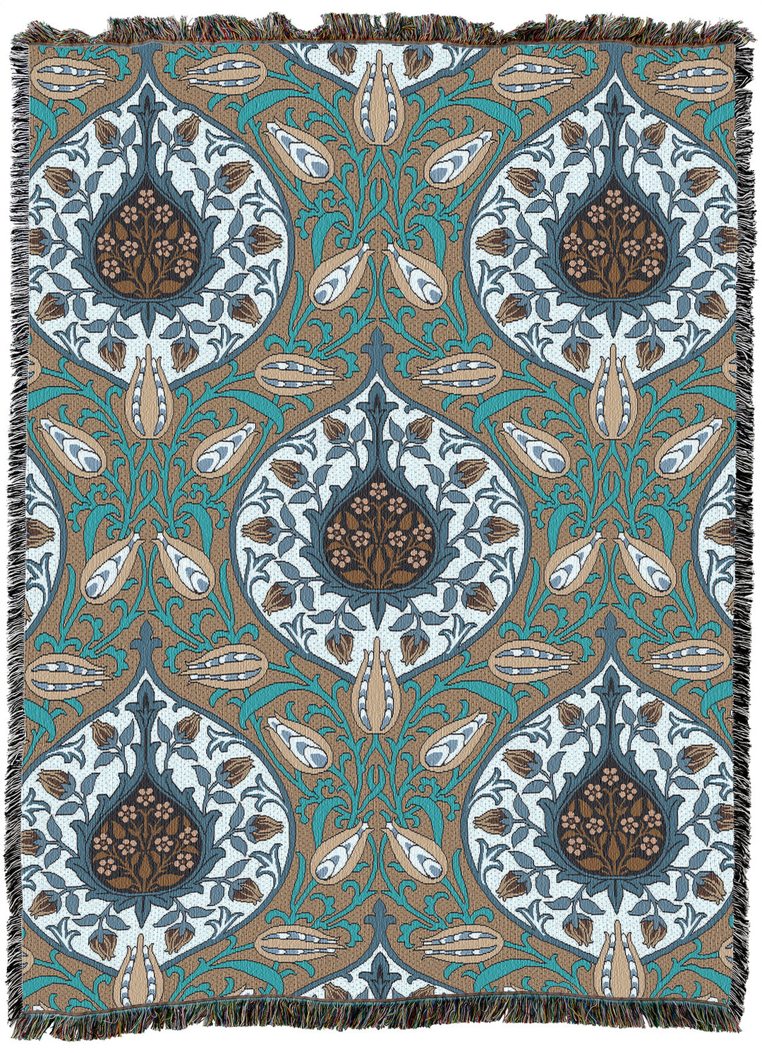 William Morris Rosebud Tea XL Throw