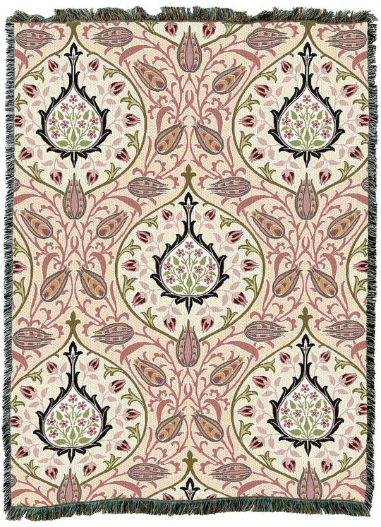 William Morris Rosebud Peace XL Throw