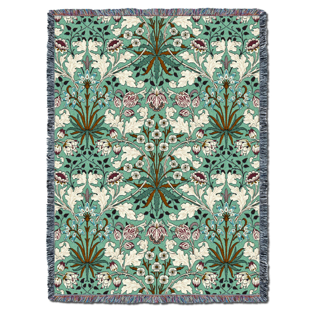 William Morris Hyacinth Mint Throw