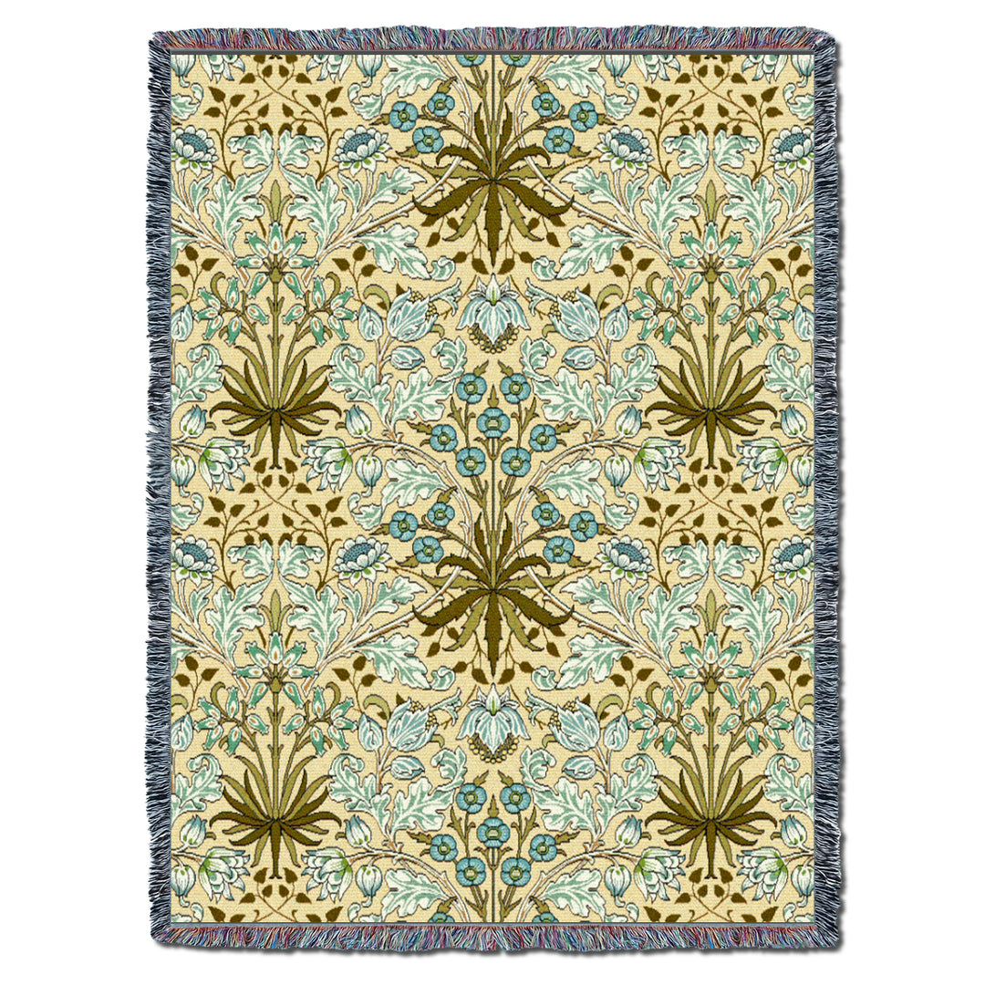 William Morris Hyacinth Rain Throw