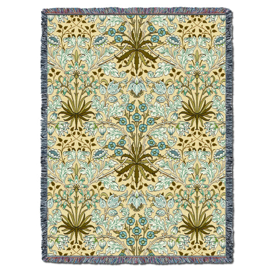 William Morris Hyacinth Rain Throw