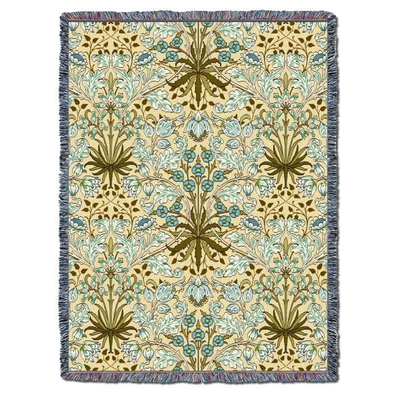 William Morris Hyacinth Rain Throw