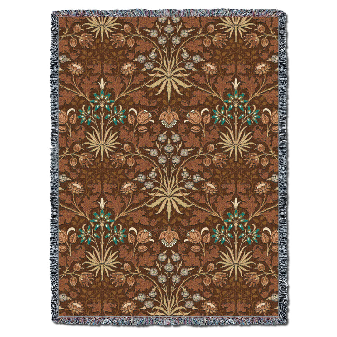 William Morris Hyacinth Caramel XL Throw