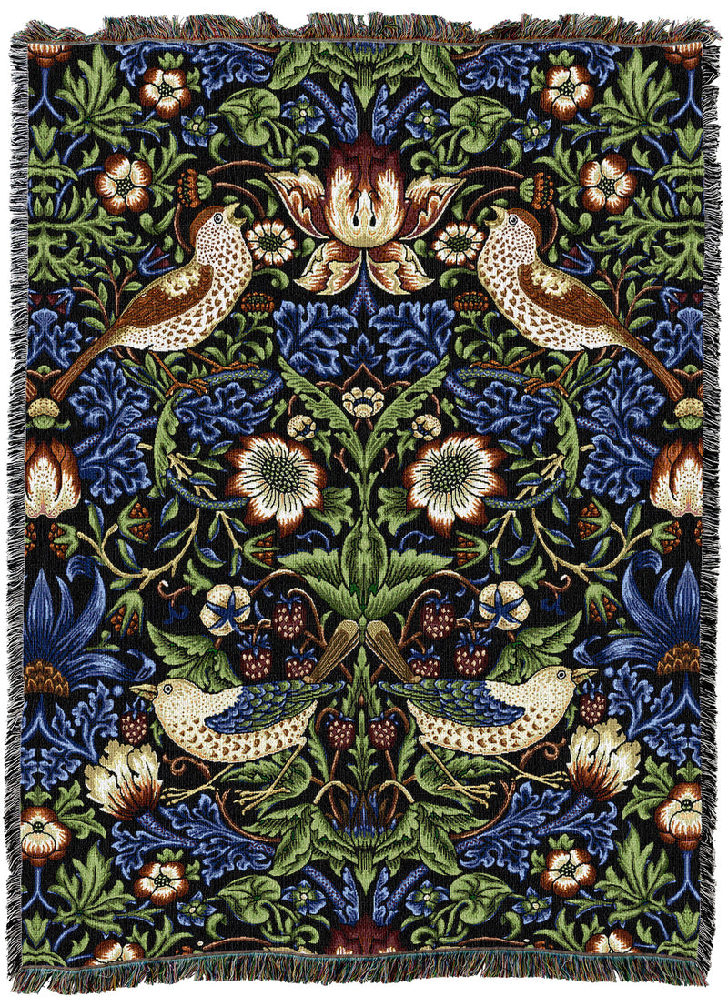William Morris Strawberry Thief XL Throw