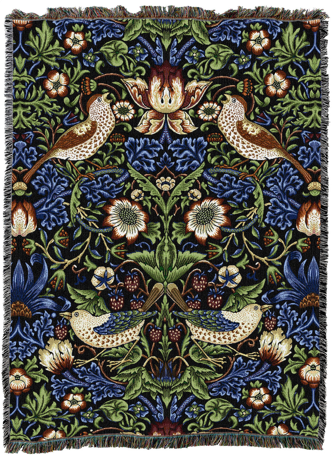 William Morris Strawberry Thief Throw