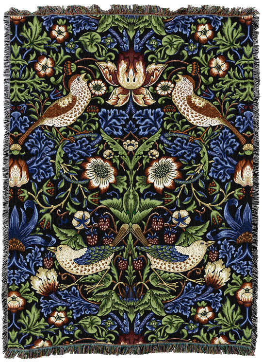 William Morris Strawberry Thief Throw