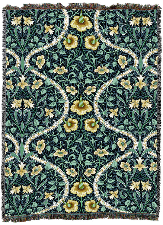 William Morris Daffodil Spruce XL Throw