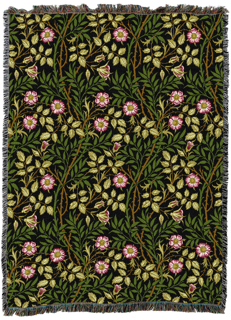 William Morris Sweetbriar Night Throw