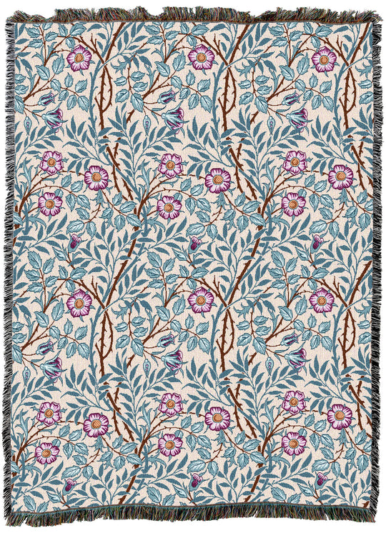 William Morris Sweetbriar Frost XL Throw