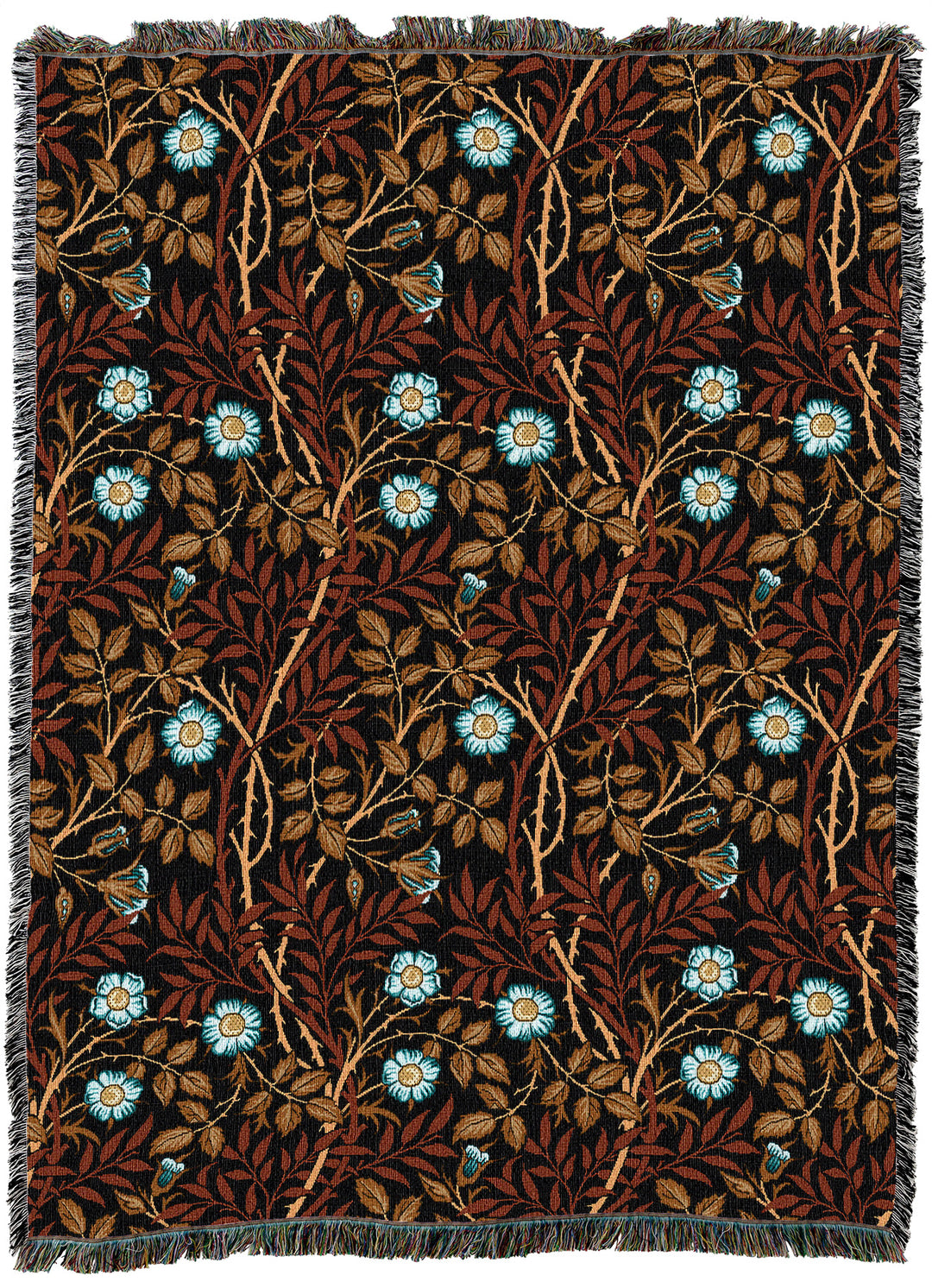 William Morris Sweetbriar Sienna XL Throw
