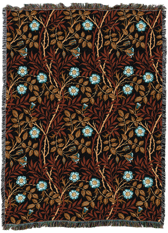 William Morris Sweetbriar Sienna Throw
