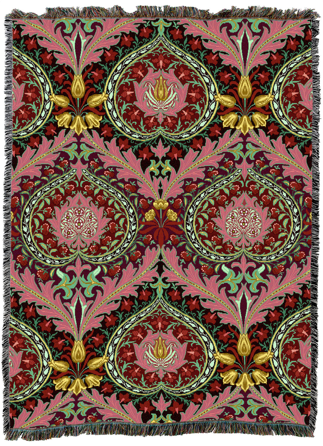 William Morris Eden Strawberry Throw