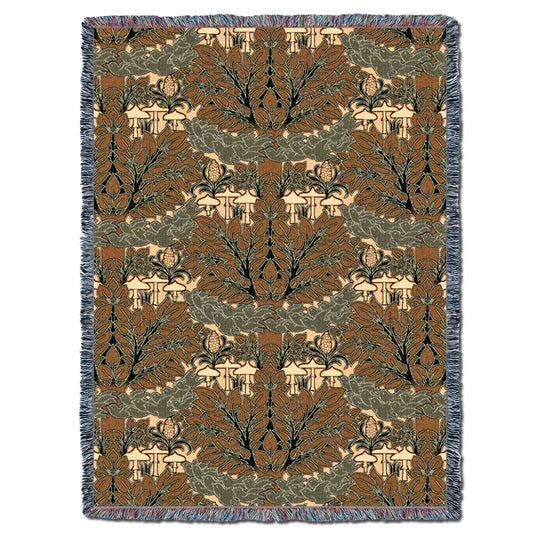 CFA Voysey Fairyland Rust XL Throw