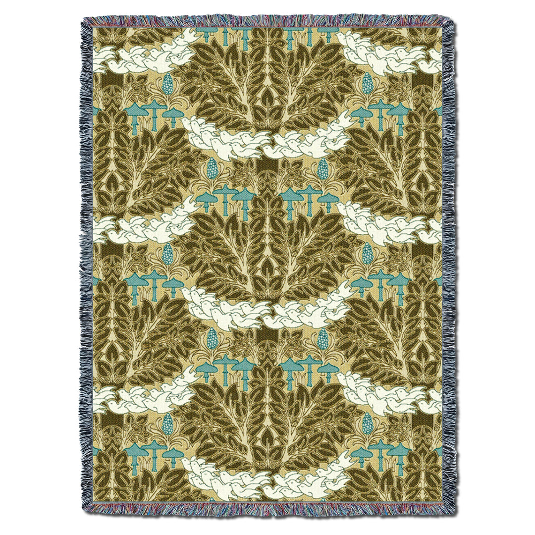 CFA Voysey Fairyland Gold XL Throw