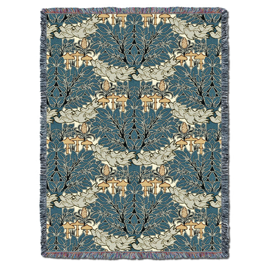 CFA Voysey Fairyland Blue XL Throw
