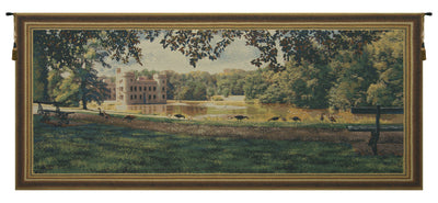 Princess Castle with Frame Border Belgian Wall Tapestry