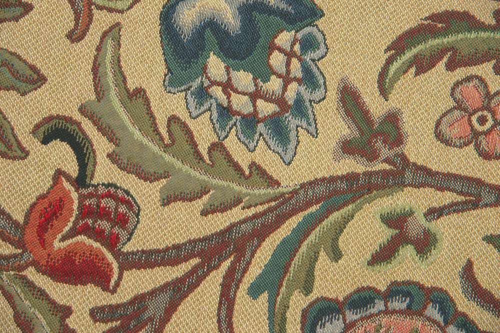 Tree of Life Red William Morris Horizontal Belgian Wall Tapestry